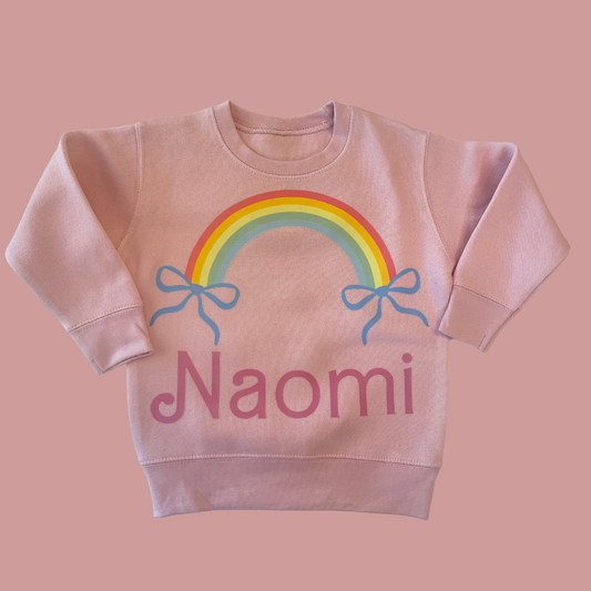 Rainbow Personalized Sweatshirt or Tee